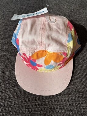 Carter's Pink Floral Cap Hat Toddler Girl 2T NWT